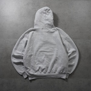 90s L.L.Bean × Russell Athletic henry neck hoodie gray XL 古着
