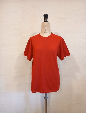 【KEIICHILO】和紙素材で超快適♡肌が呼吸する♡Tシャツニットプルオーバー　レッド