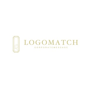 ラグジュアリーな宝石のロゴ