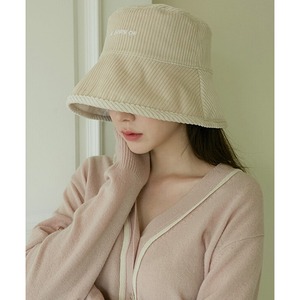 [BE BORN OF] Reversible corduroy bucket hat (Ivory) 正規品 韓国ブランド 韓国代行 韓国ファッション 韓国通販 帽子 バケットハット ハット bz20101205