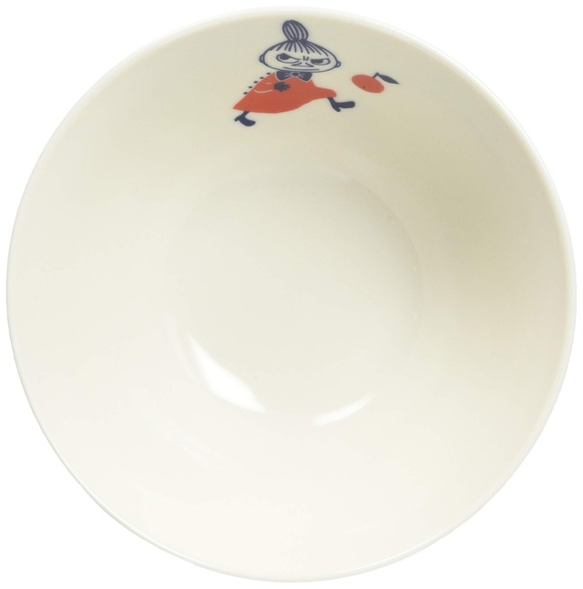 山加商店 MOOMIN (ムーミン) 飯碗 お茶碗 リトルミイ 直径約11.5cm 電子レンジ対応 ムーミン グッズ 北欧 母の日 プレゼント 食器 ギフト 結婚祝い 日本製 MM032-312