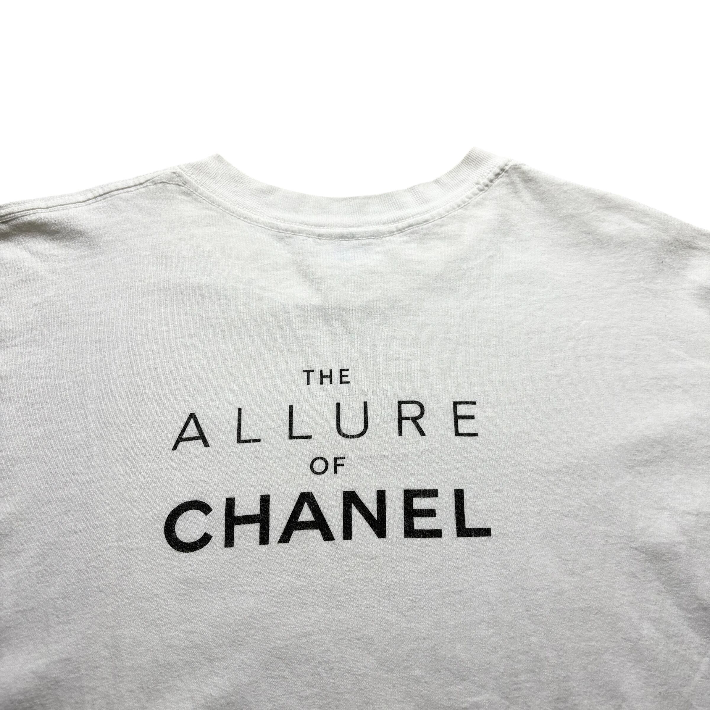 vintage 1990's~00's CHANEL “THE ALLURE of CHANEL” promo tee | NOIR