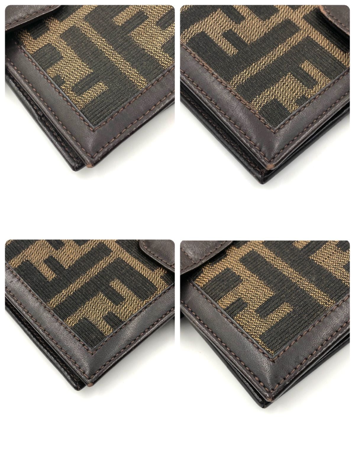 □外観極美品□FENDI フェンディ ズッカ 手帳カバー アジェンダ