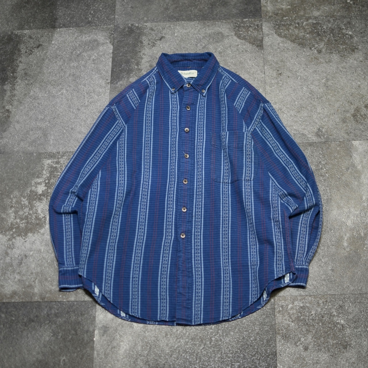 St.John's Bay native stripe pattern shirt