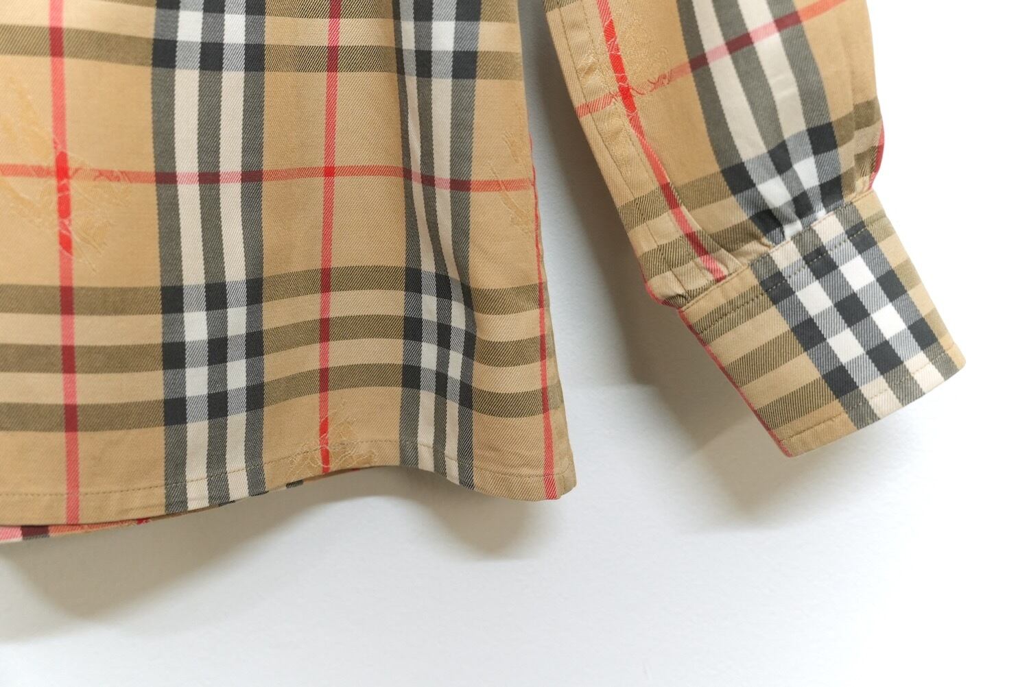 4148 Burberrys ヴィンテージバーバリー ノバチェック 長袖シャツ