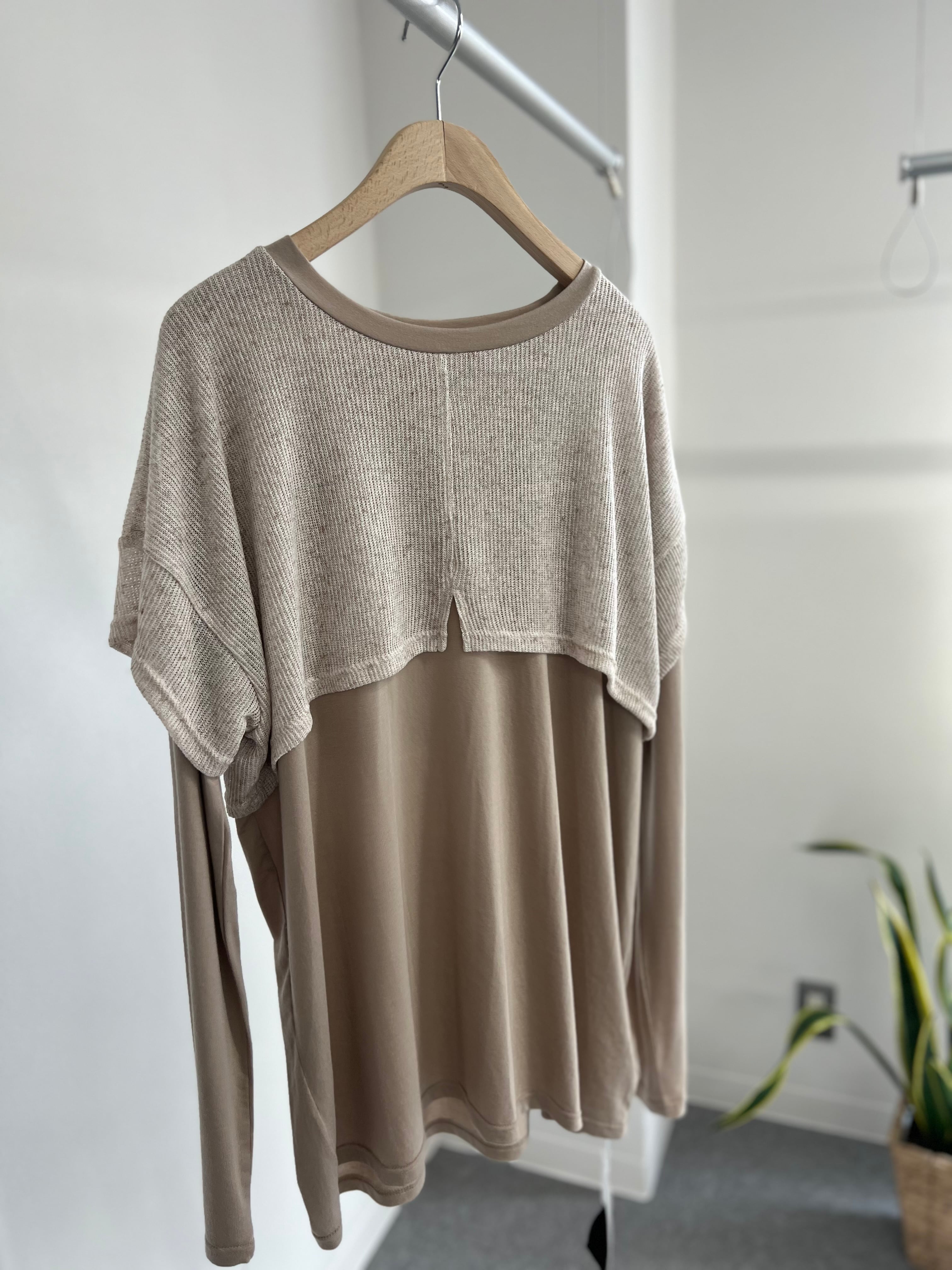 【AgAwd】レイヤードカットソー前後2way 2401-661432