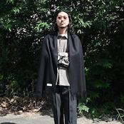 product twelve(プロダクトトゥウェルブ) T/W Rain Coat、カシミアストールスタイル