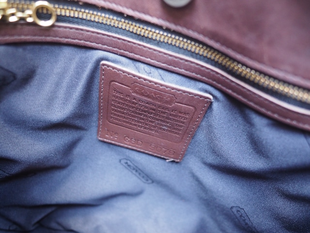 1990’s AMERICA OLD COACH leather shoulder bag