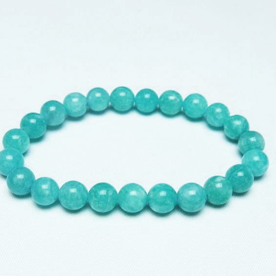 アマゾナイト ブレスレット 8mm 一点物 メール便可 [M便 1/10] 111-47717