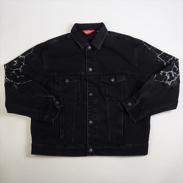 新品M Supreme Shibori Denim Trucker Jacket