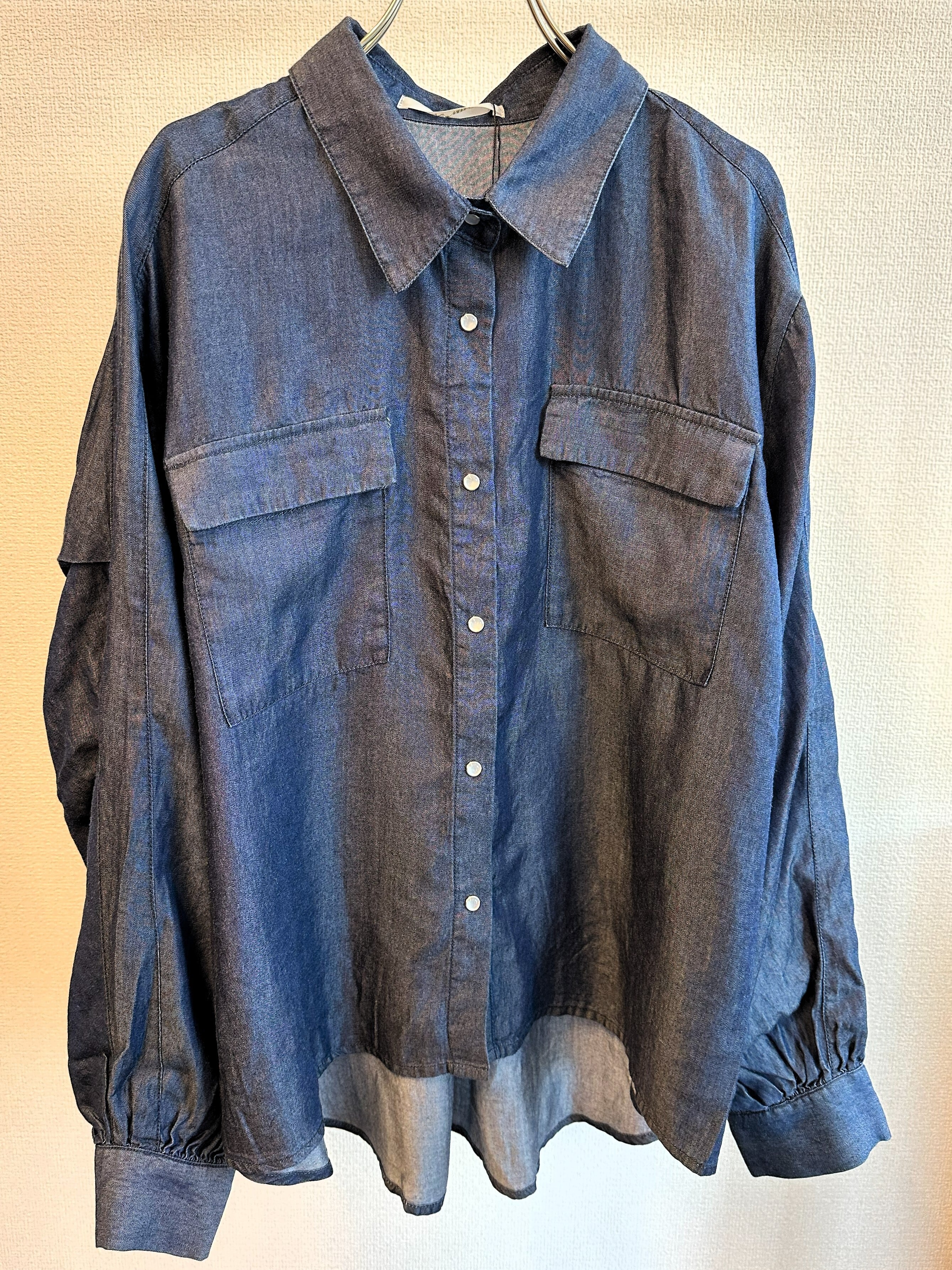 N°9286!】4.5オンステンセルデニムシャツ（9213-55016) | 9286