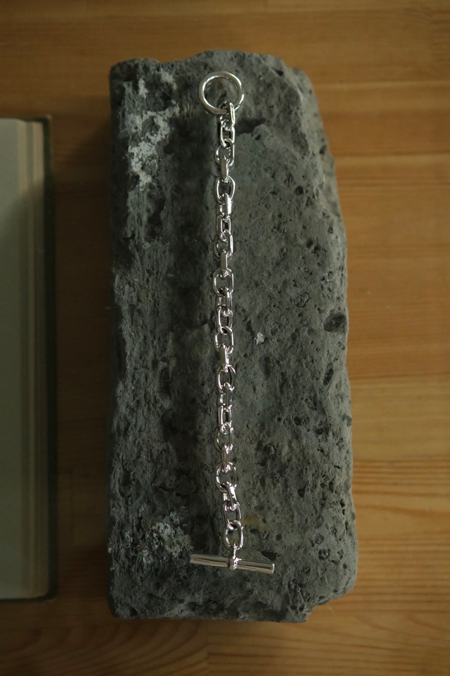 Utah／”GENERAL” 925 silver t-bar bracelet