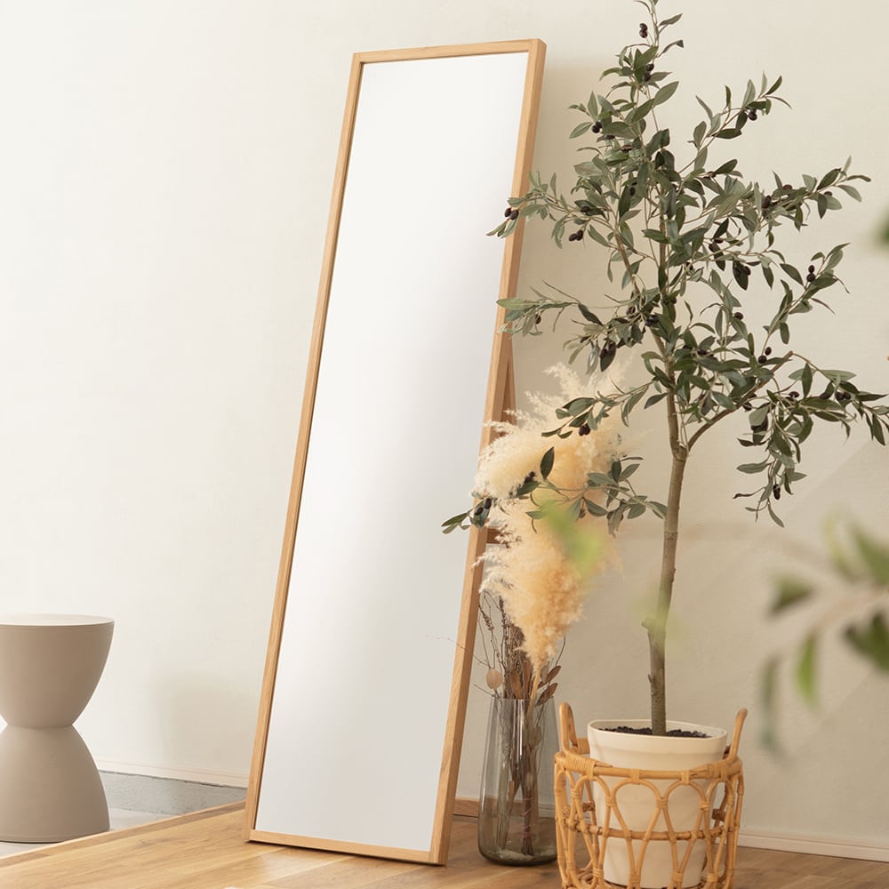 鏡 ミラー スタンドミラー 全身鏡 姿見 壁掛け ウォールミラー スリム