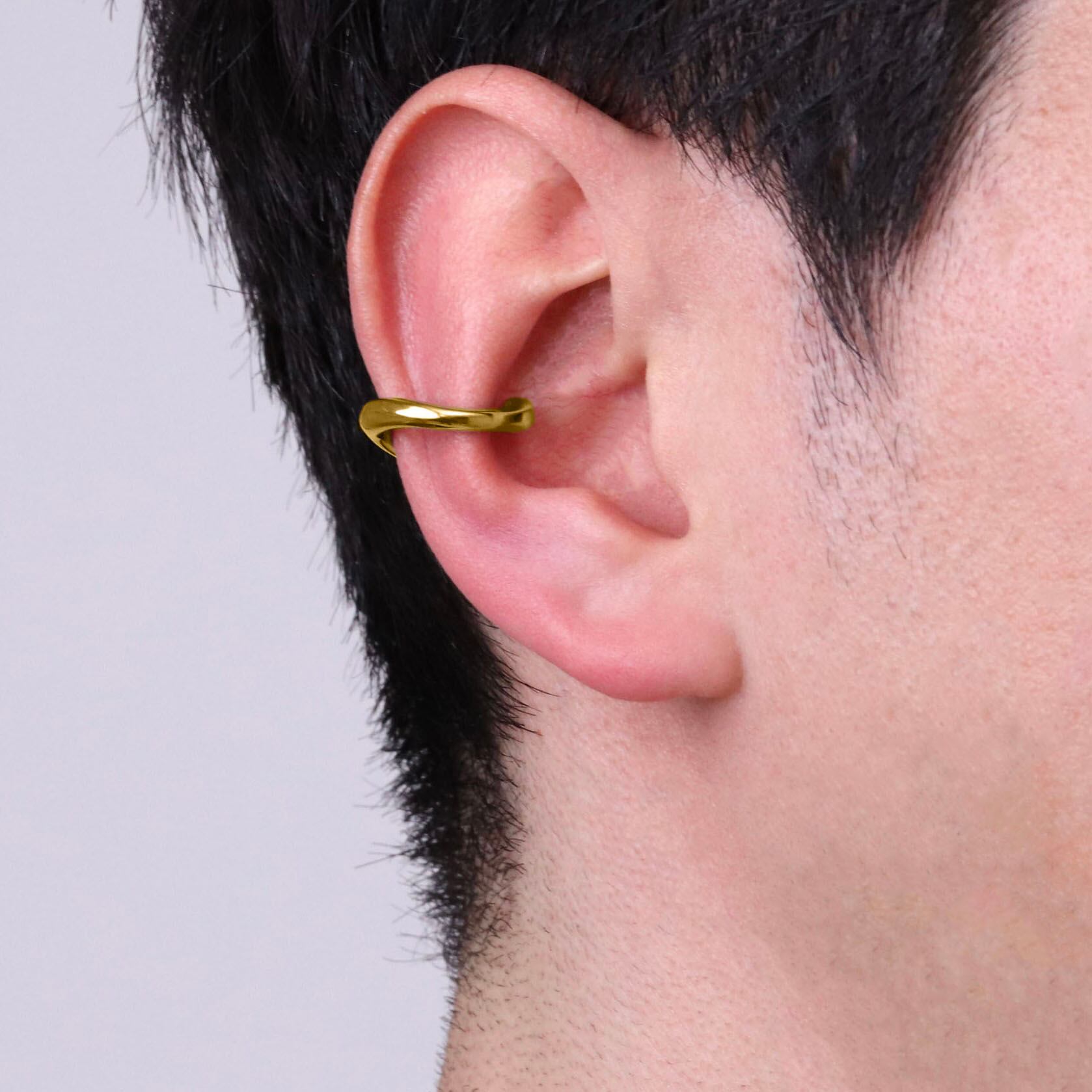Unique round ear cuff(cea0001g) | crossjewellia