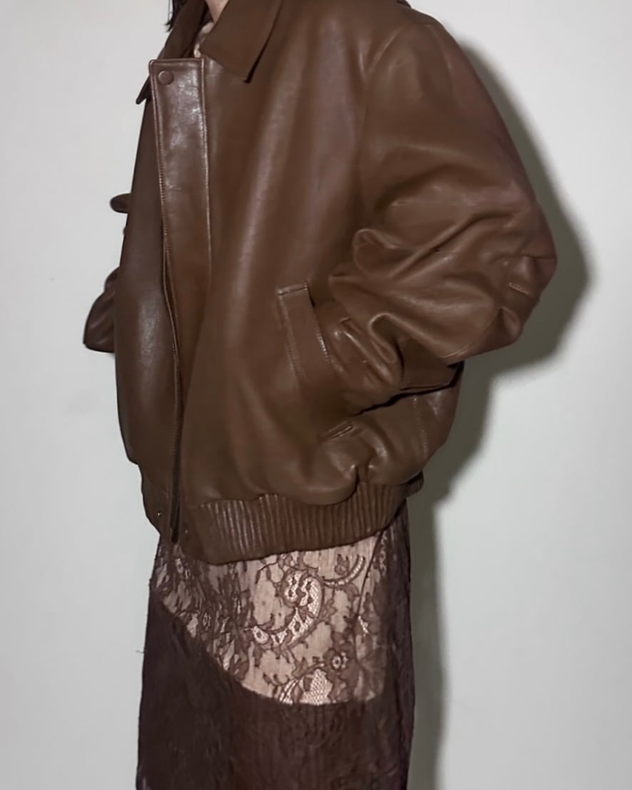 FUMIKA_UCHIDA  [SHEEP LEATHER BLOUSON]