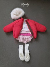 エリーモリー / ELLY MOLLY / スノークレープジャンパー / 韓国子供服 / ジュニア / 26winter〖取寄〗*13~19号*