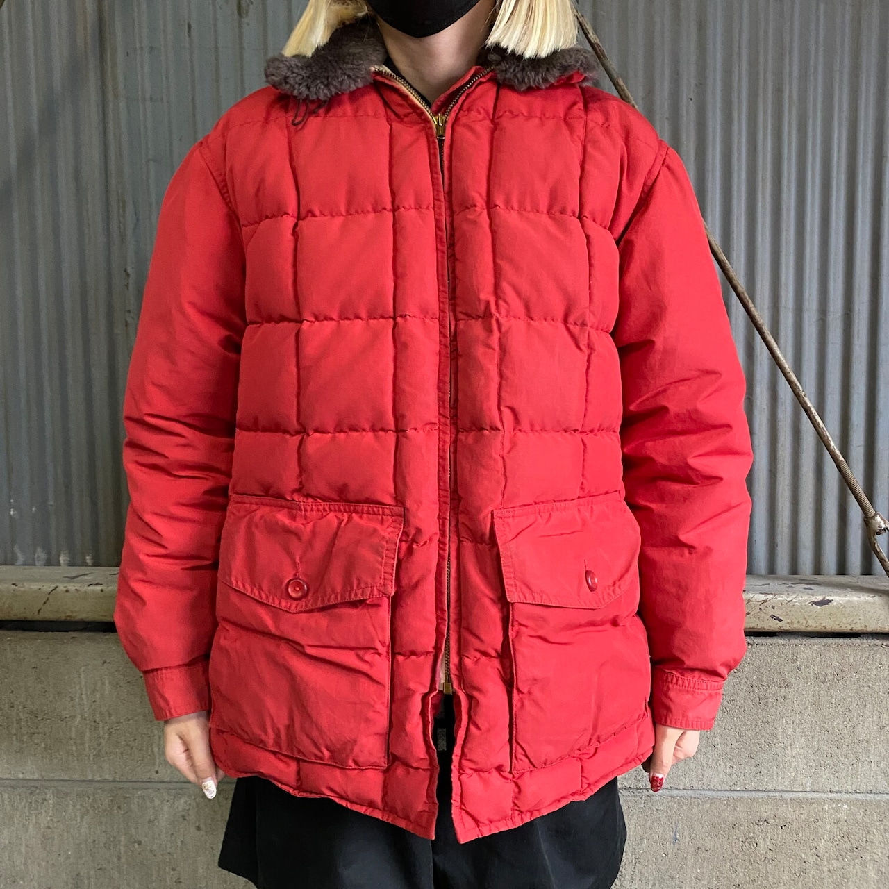 50年代〜60年代 Eddie Bauer エディーバウアー 日の出タグ ダウン  