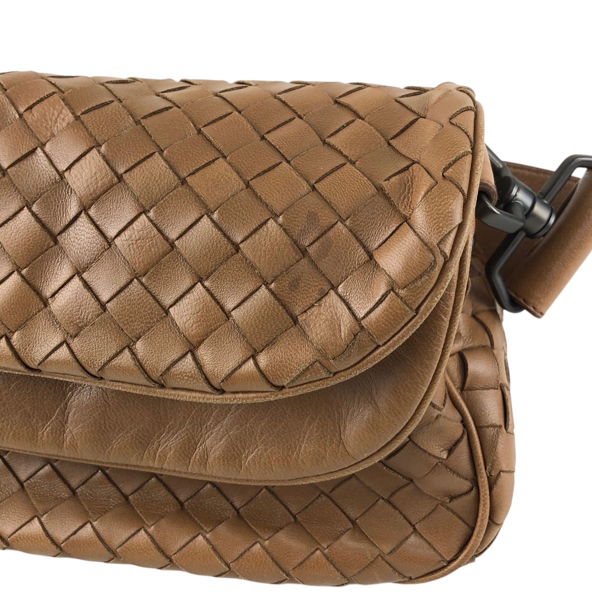 ボッテガヴェネタ イントレチャート ショルダーバッグ ブラウン Bottega Veneta ボッテガ・ヴェネタ イントレチャート ショルダー