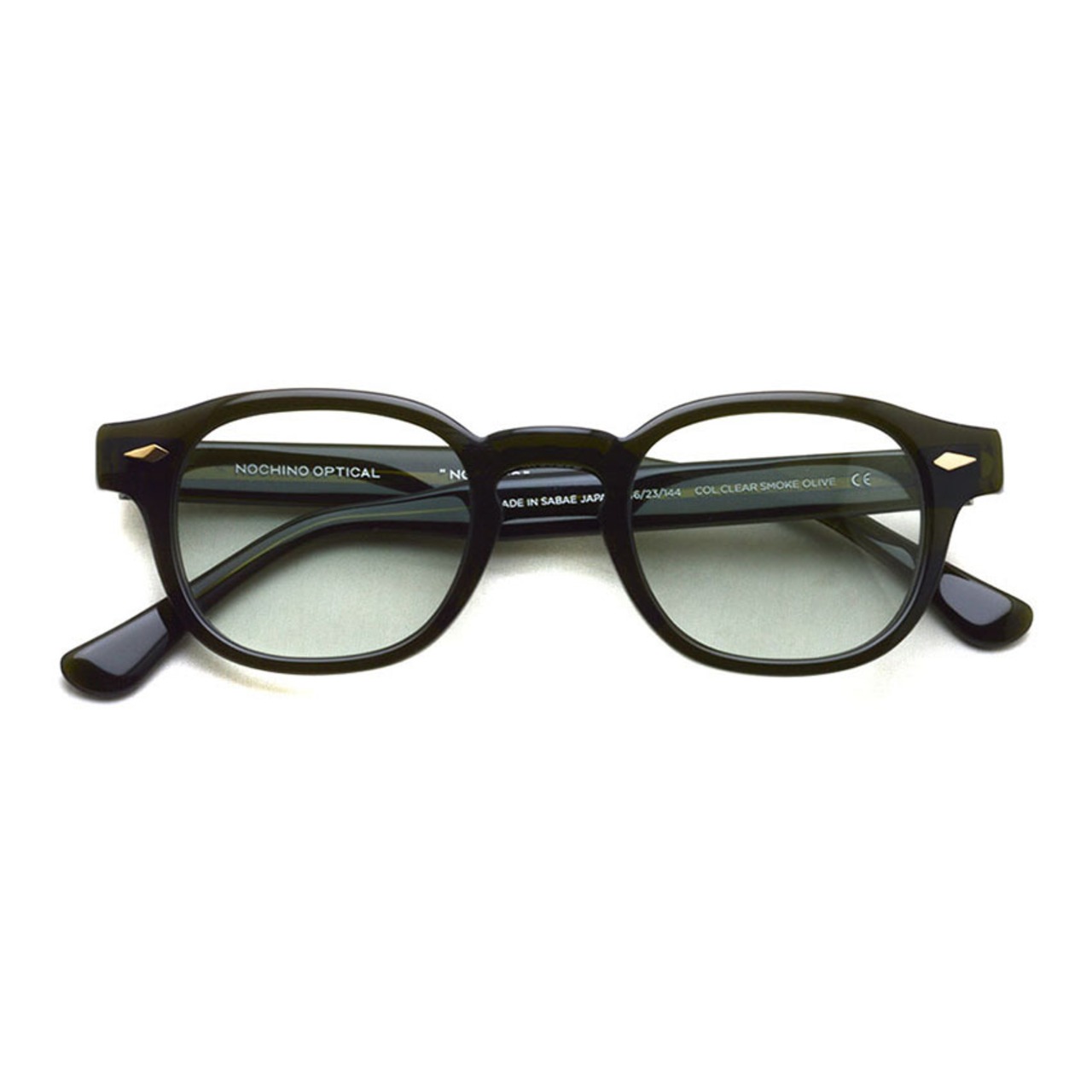 NOCHINO OPTICAL / NOCHINO / #6 CLEAR SMOKE OLIVE - GREY GREEN to D 