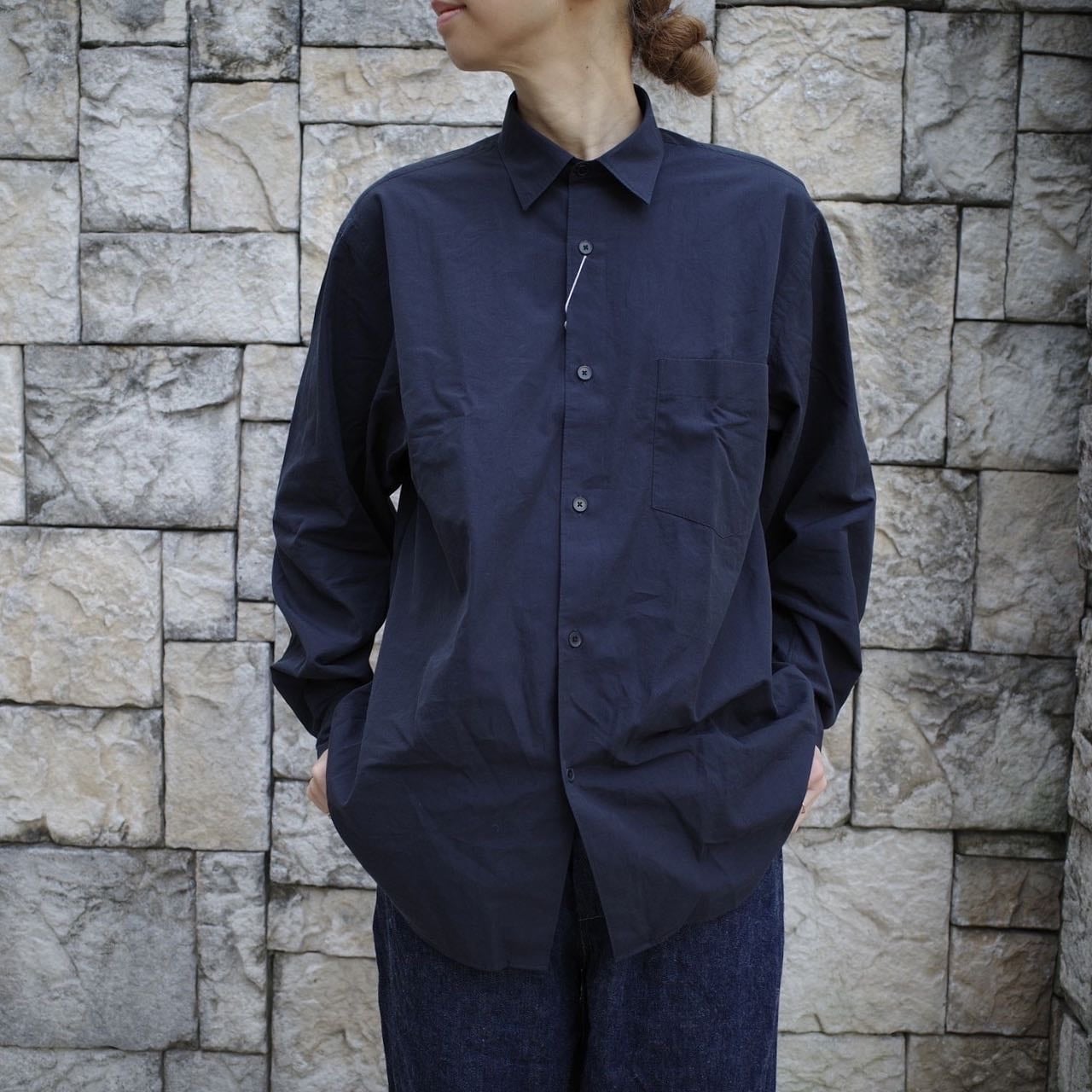 21AW COMOLI コモリシャツ NAVY サイズ2