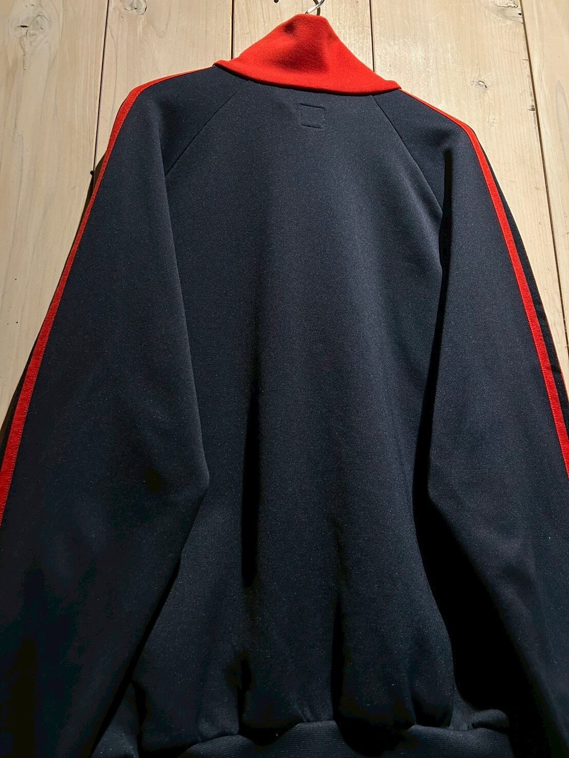 a.k.a.C.a.k.a vintage】“OLD adidas” Navy × Red Track Jacket | Caka