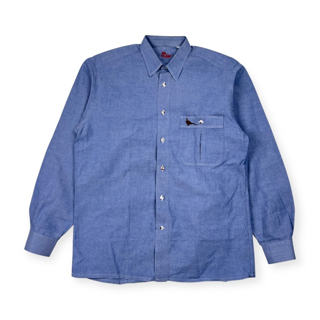 van laack ヴァンラーク オックスフォード 長袖シャツ /ブルー メンズ