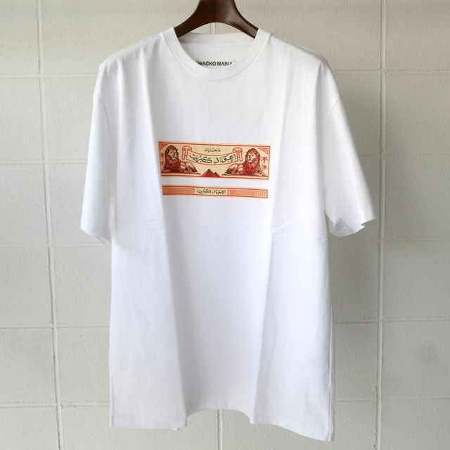 WACKOMARIA THE PHOENICIAN SCHEME WASHED HEAVY WEIGHT CREW NECK T-SHIRT