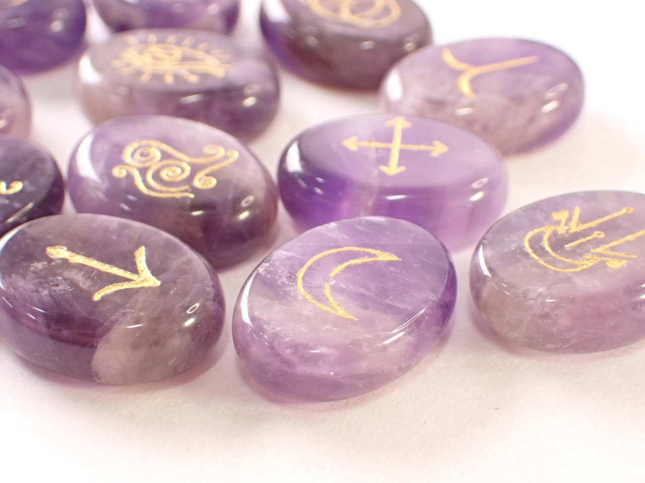 ウィッチルーンストーン13石セット　アメジスト　 [D1-208]