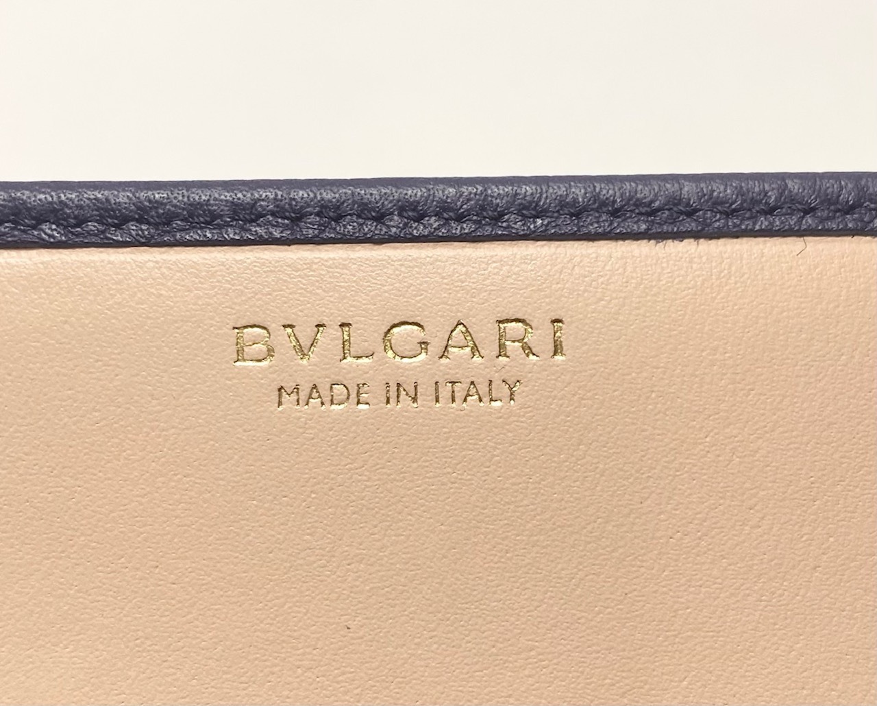 BVLGARI ブルガリ 長財布 レディース 292965 CALF/BLUE BERRY