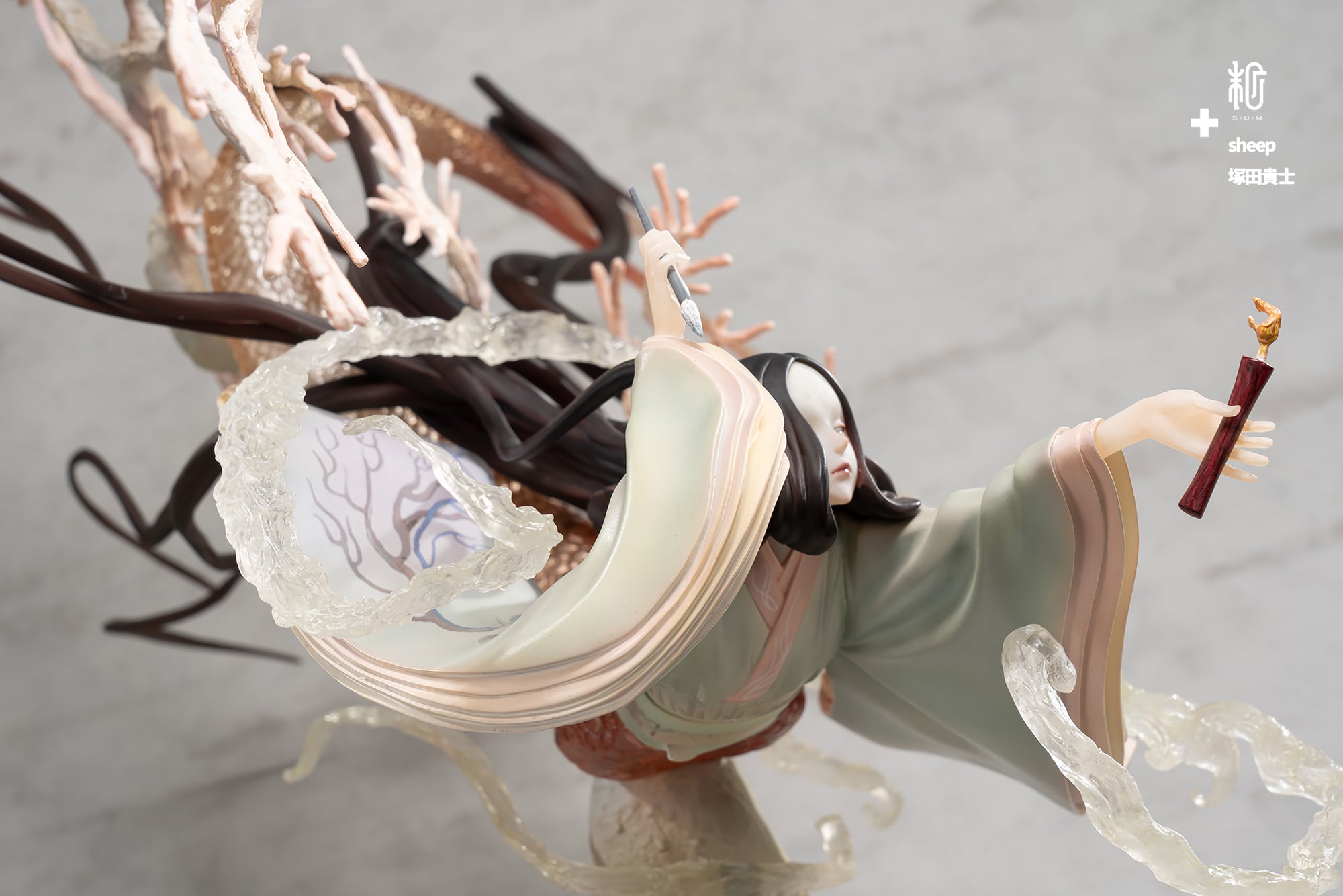 蝋燭の亡霊　　高見沢耳のジクレー版画作品　一点物の版画作品です(A4サイズ) 蝋燭の亡霊 高見沢耳のジクレー版画作品 一点物の版画作品です(A4