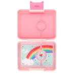 Yumbox (ヤムボックス）汁漏れ防止お弁当箱 470ml Snack スナック (Sサイズ)  -  Pink - レインボー