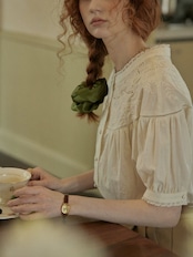 Édith Embroidered Lace Blouse F0715