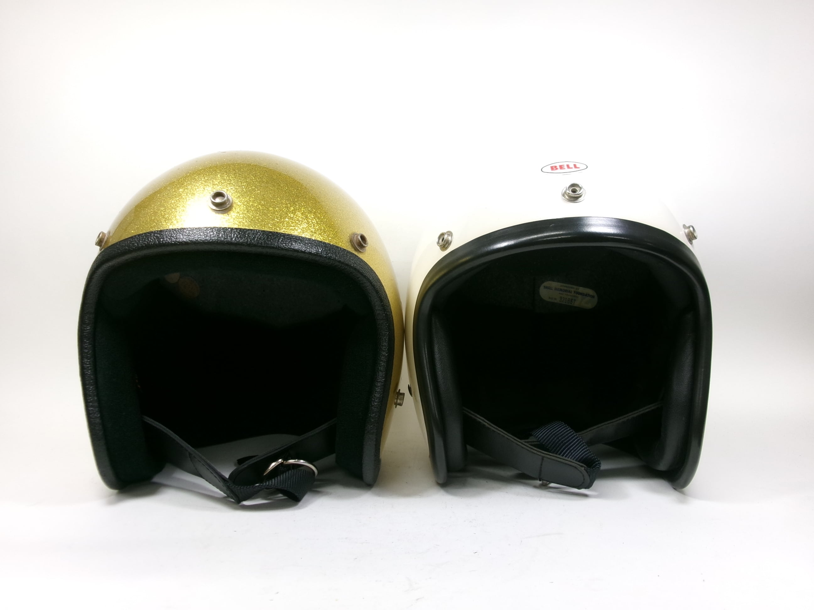 60s GRANT GP-2 ジェットヘルメット シャンパンゴールド 目深加工済み 