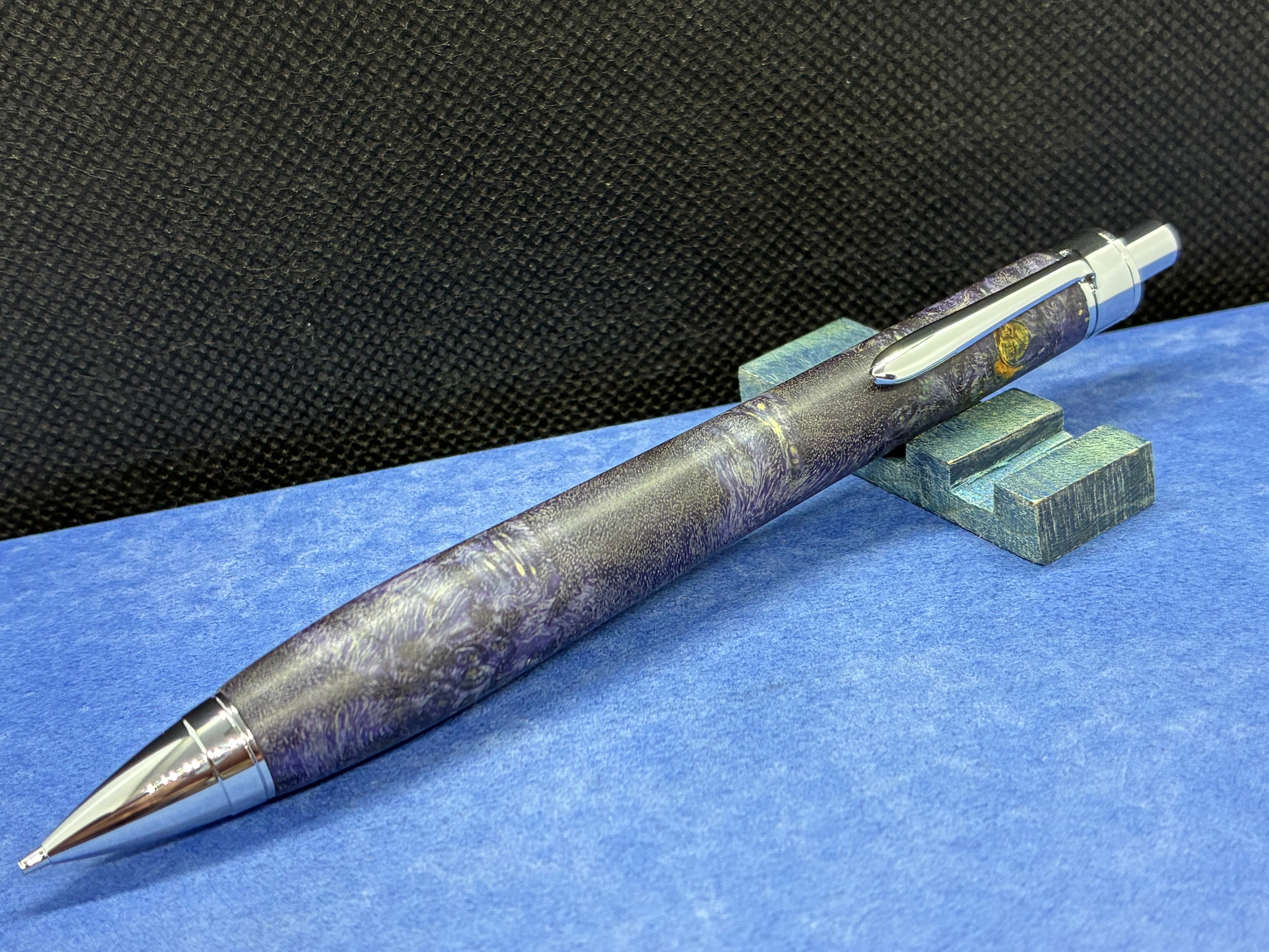 スタビライズドウッド栃 加藤金属 シャーペン0.5mm | 工房 聖