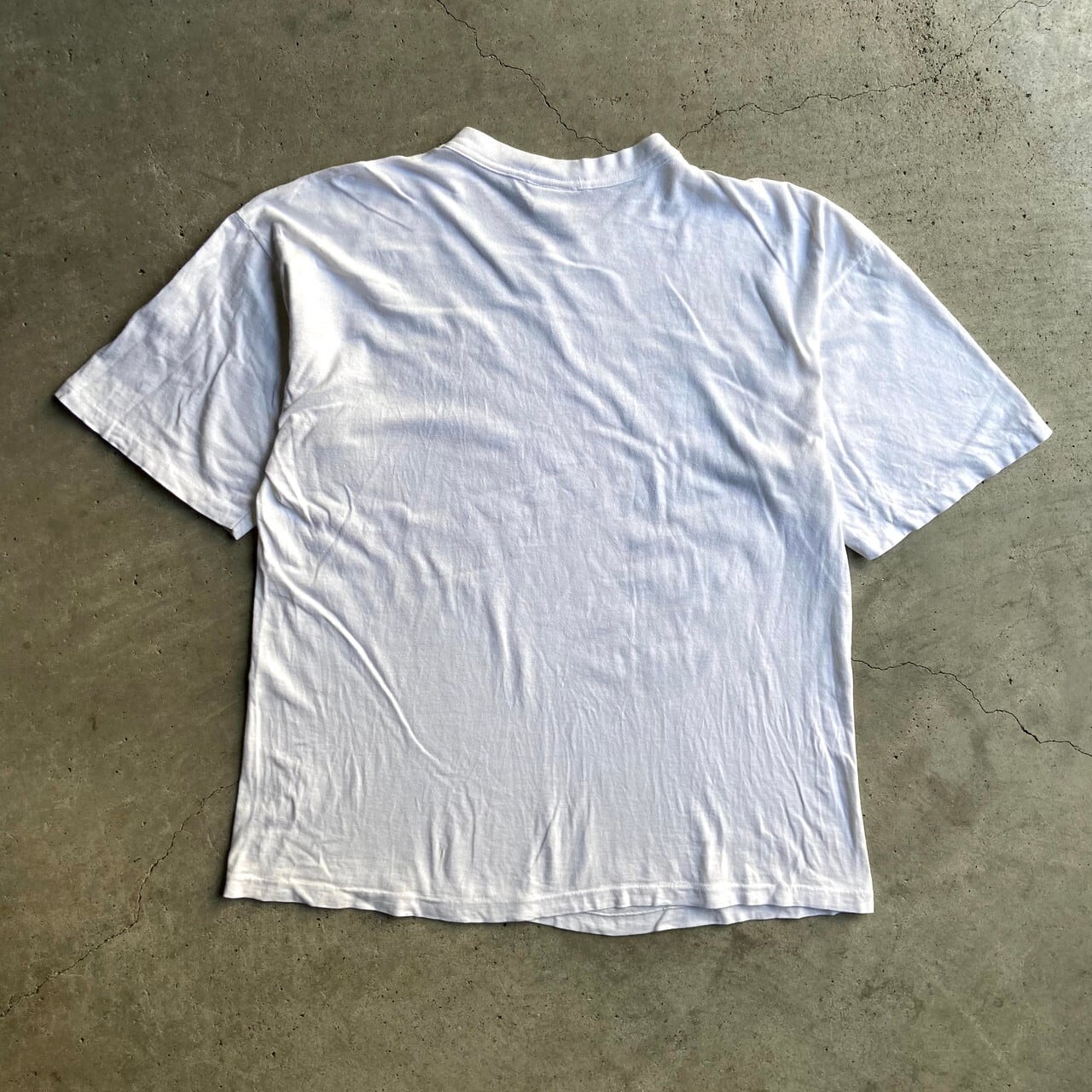 レア90s USA製 GUESS ゲス Ｔシャツ XL 白 ホワイト 厚手