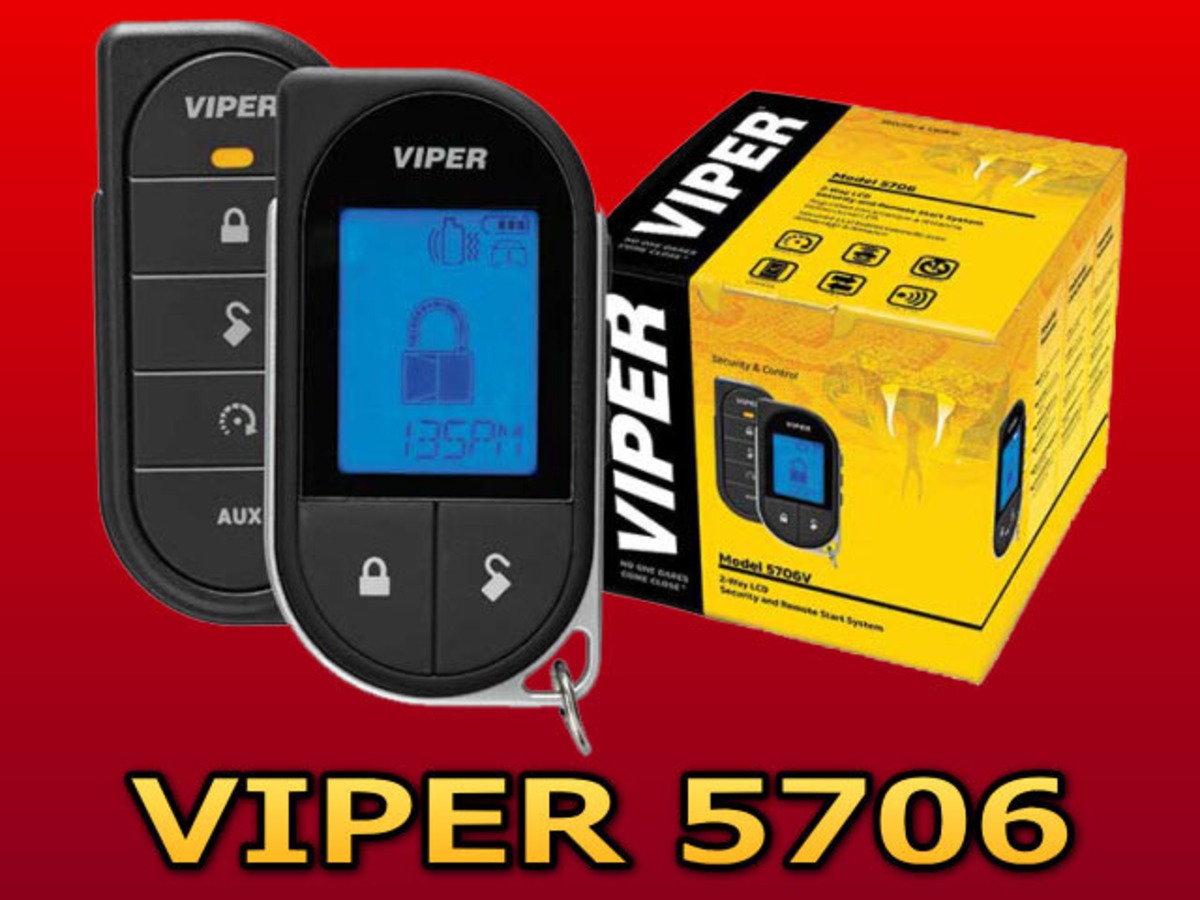 VIPER5706V 白黒 液晶リモコン＆エンジンスターターモデル(バイパー 