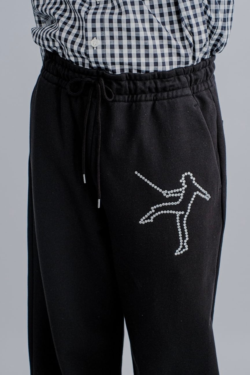 パンツ TSTS / GINGHAM PRINT SWEAT PANTS / BLACK b3fca08b4e3b580676962e9e5905f4