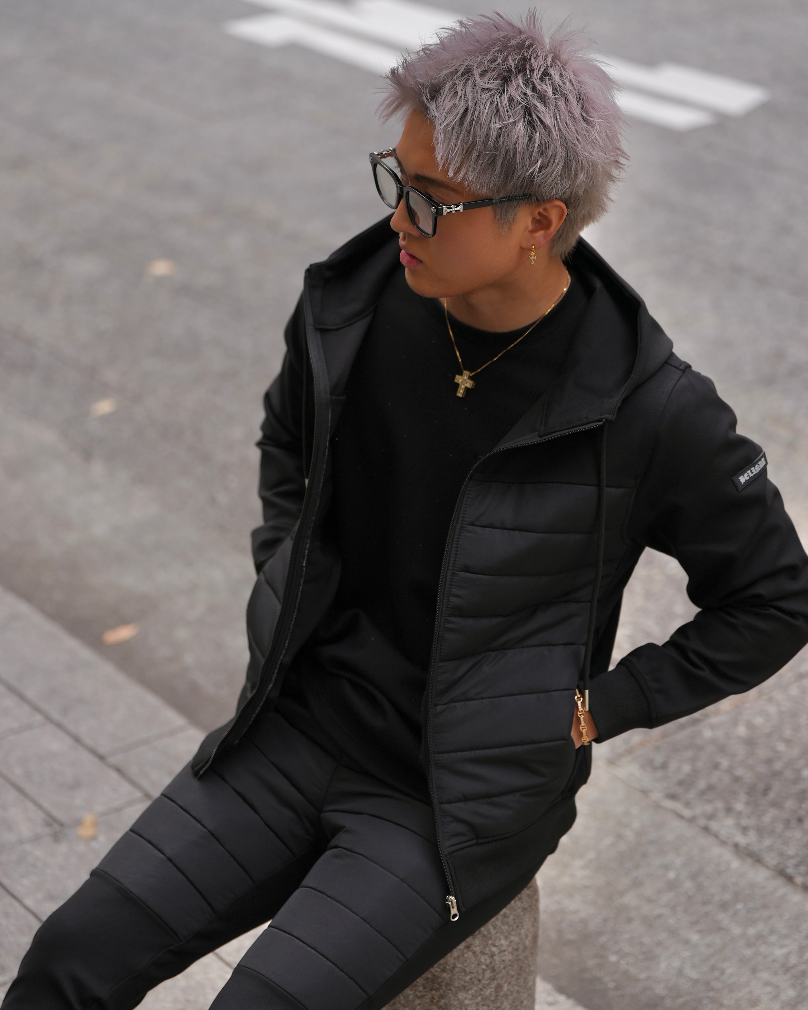BELINDA HIBRID ZIP HOODIE【OW25BD013】 | BELINDA OFFICIAL