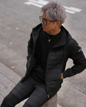 BELINDA HIBRID ZIP HOODIE【OW25BD013】