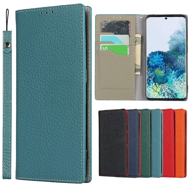京セラ ワイモバイル アンドロイド oneS10 スマホケース Android One S10 ケース 手帳型 Digno SANGA edition KC-S304 スマホケース 本革 Jaorty 内蔵マグネットカードホルダ付き スタンド機能 人気-ライトブルー
