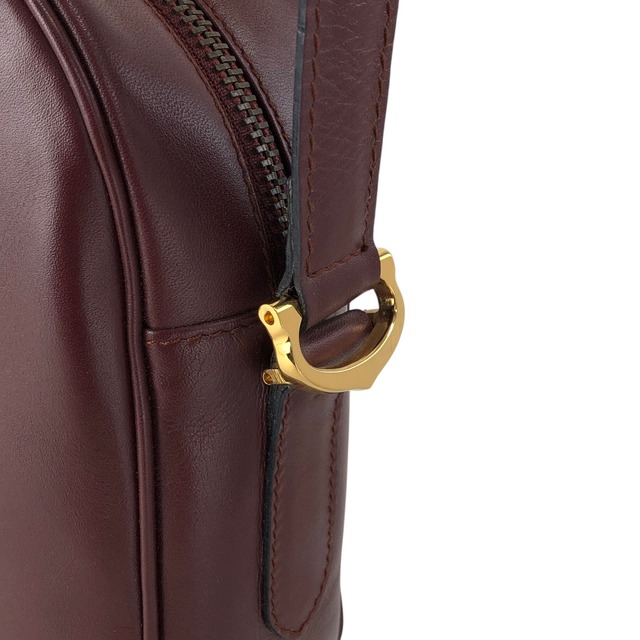 Cartier カルティエ マストライン ショルダーバッグ ボルドー レザー vintage ヴィンテージ オールド tubex6