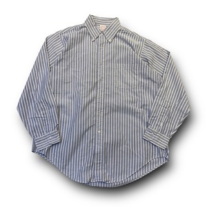 USA製 90年代 “16 ½-4” Brooks Brothers ブルックスブラザーズ L/S B.Dシャツ ストライプ 青×白 ブルー×ホワイト 古着 古着屋 高円寺 ビンテージ n40503