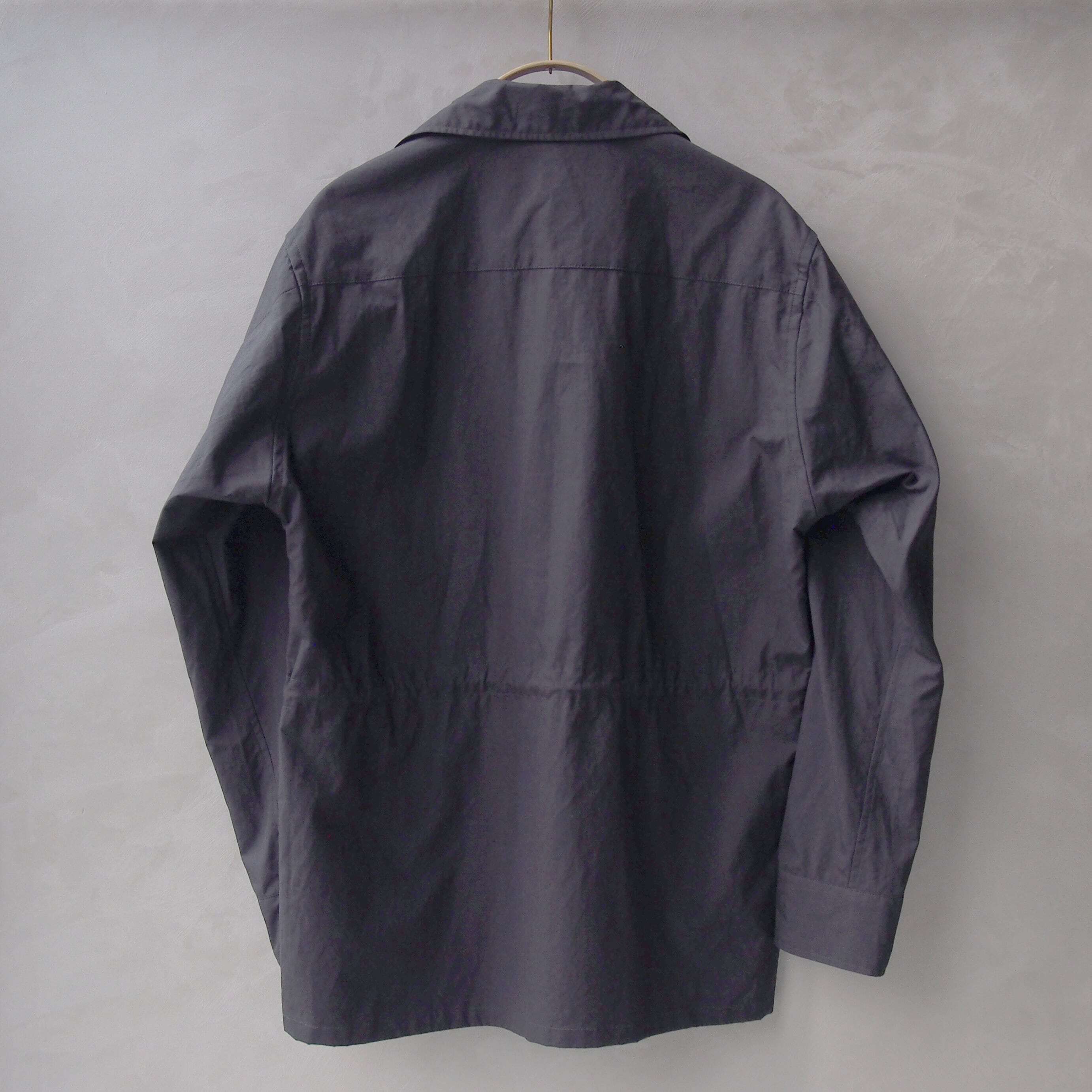 AURALEE WASHED FINX RIPSTOP FATIGUE JACKET INK BLACK | Rin ...