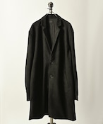 MMMM suede punch chester coat (BLK) 23040M22