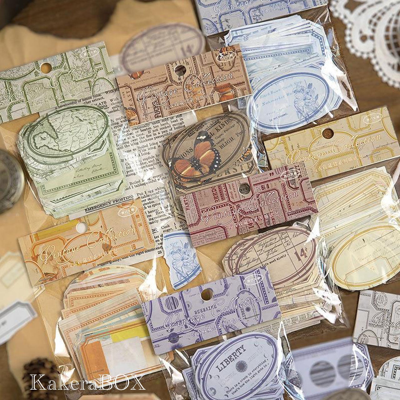 ヴィンテージデザイン フレームシール | KakeraBOX
