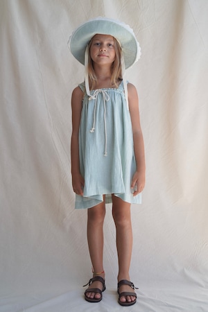 House of Paloma /Daphne Dress_Ciel Linen(2y,3y,4y,5y,6y)