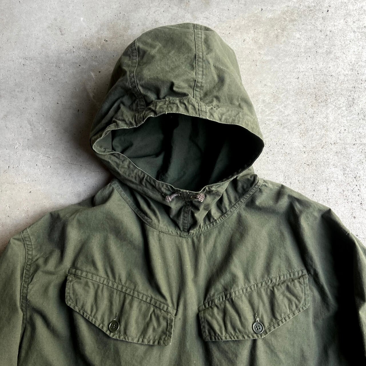60年代 フランス軍 アノラックパーカー メンズL相当 古着 ユーロ  