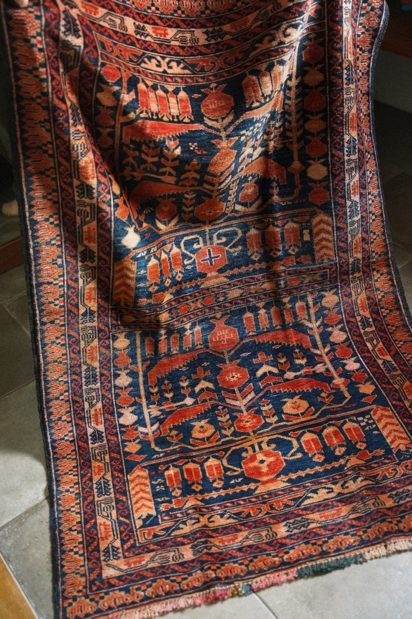 1423-Vintage Turkmen Ali khoja rug | 手織りのヴィンテージラグ専門