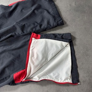 00s NIKE track pants black/red  L 古着