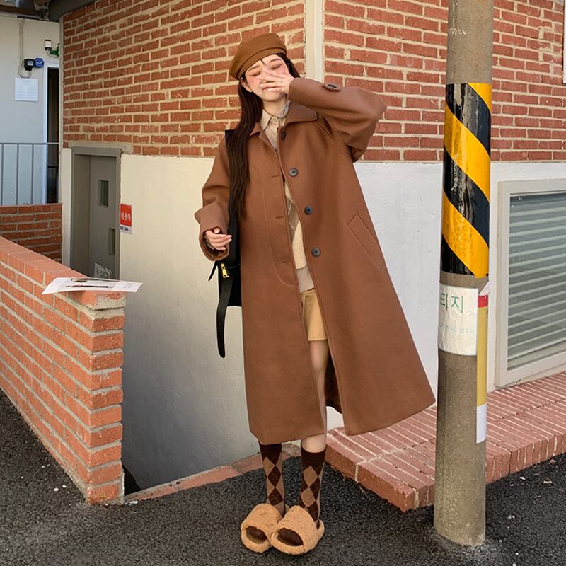 オータムウィンタースタンダードコート レディーススタイル レトロ 秋物 冬物 萌量不足91784827826